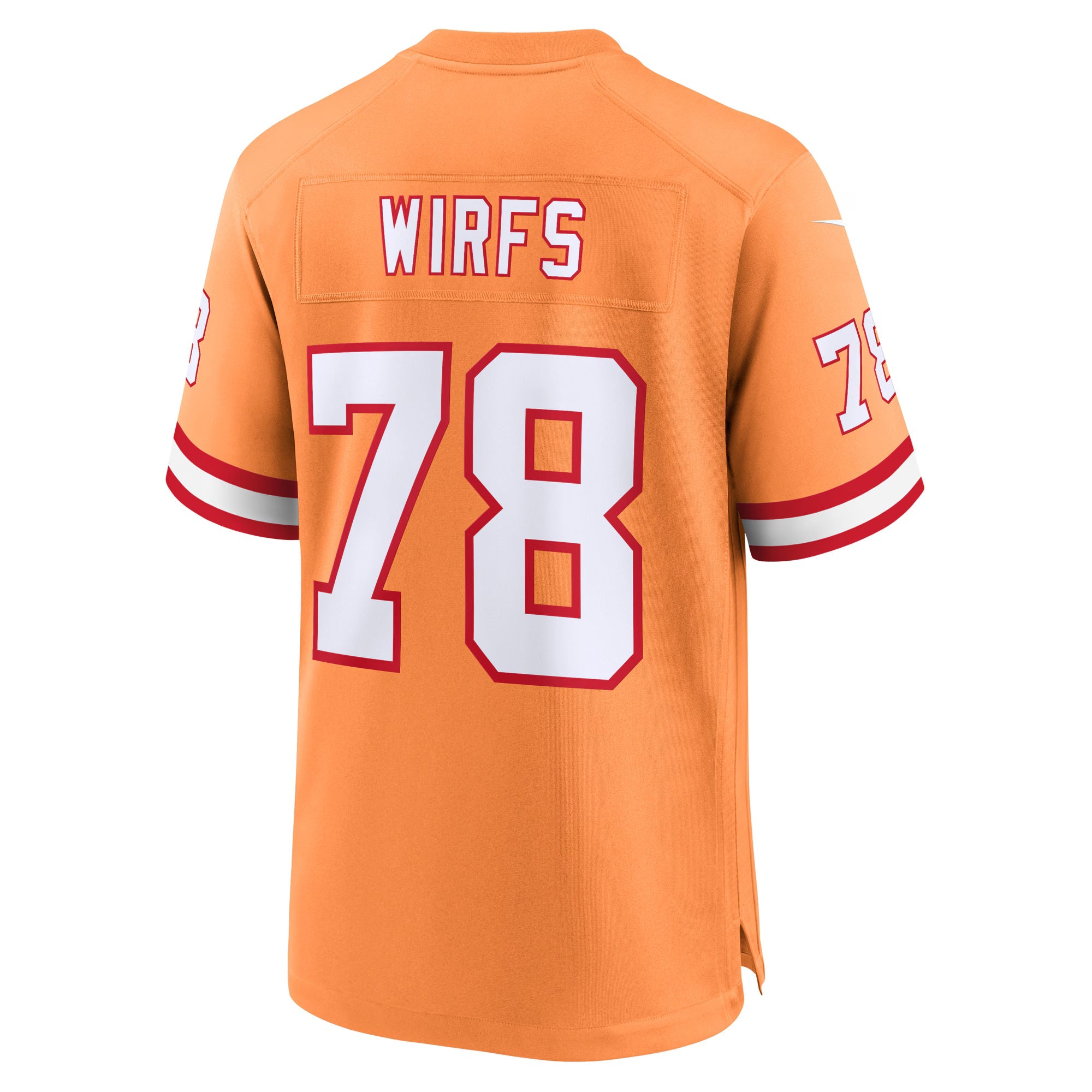 Tampa Bay Buccaneers Tristan Wirfs Orange Alternate Game Jersey