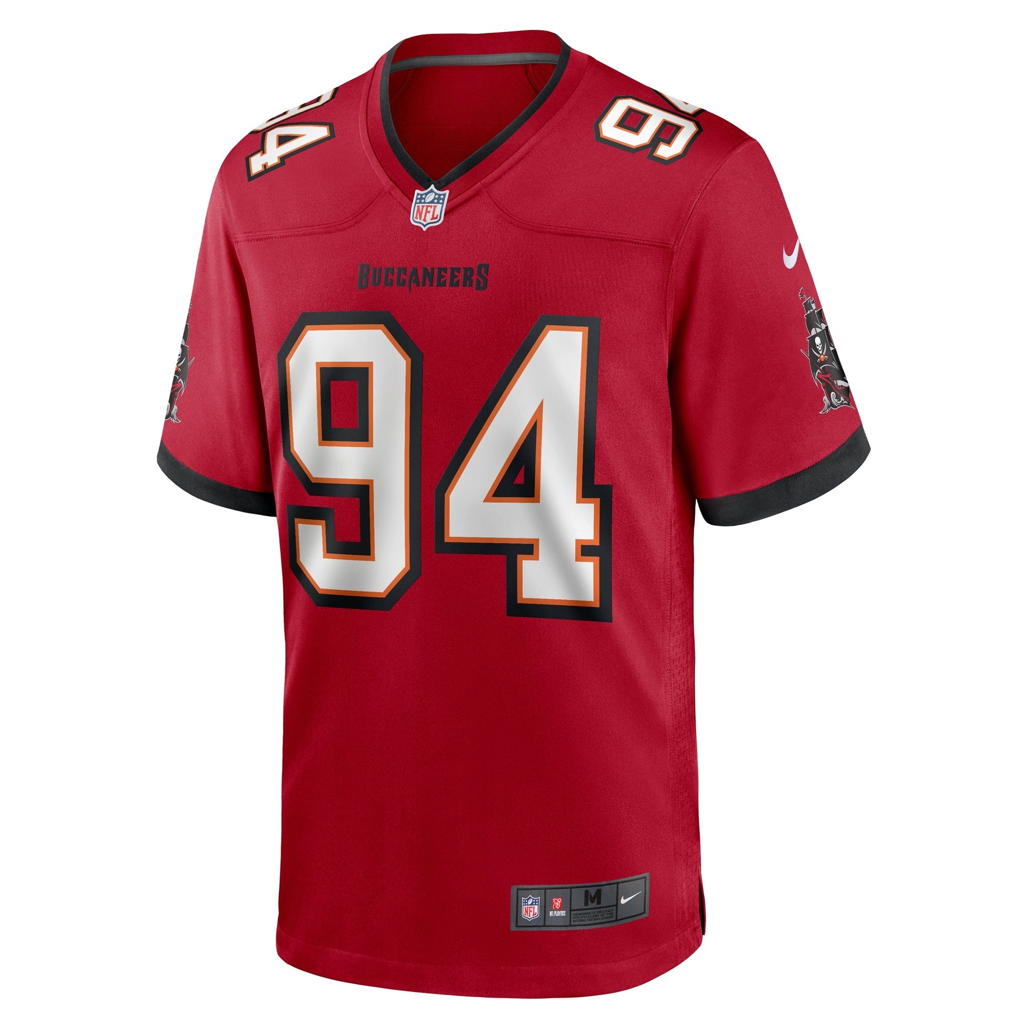 Tampa Bay Buccaneers Calijah Kancey Red Game Jersey