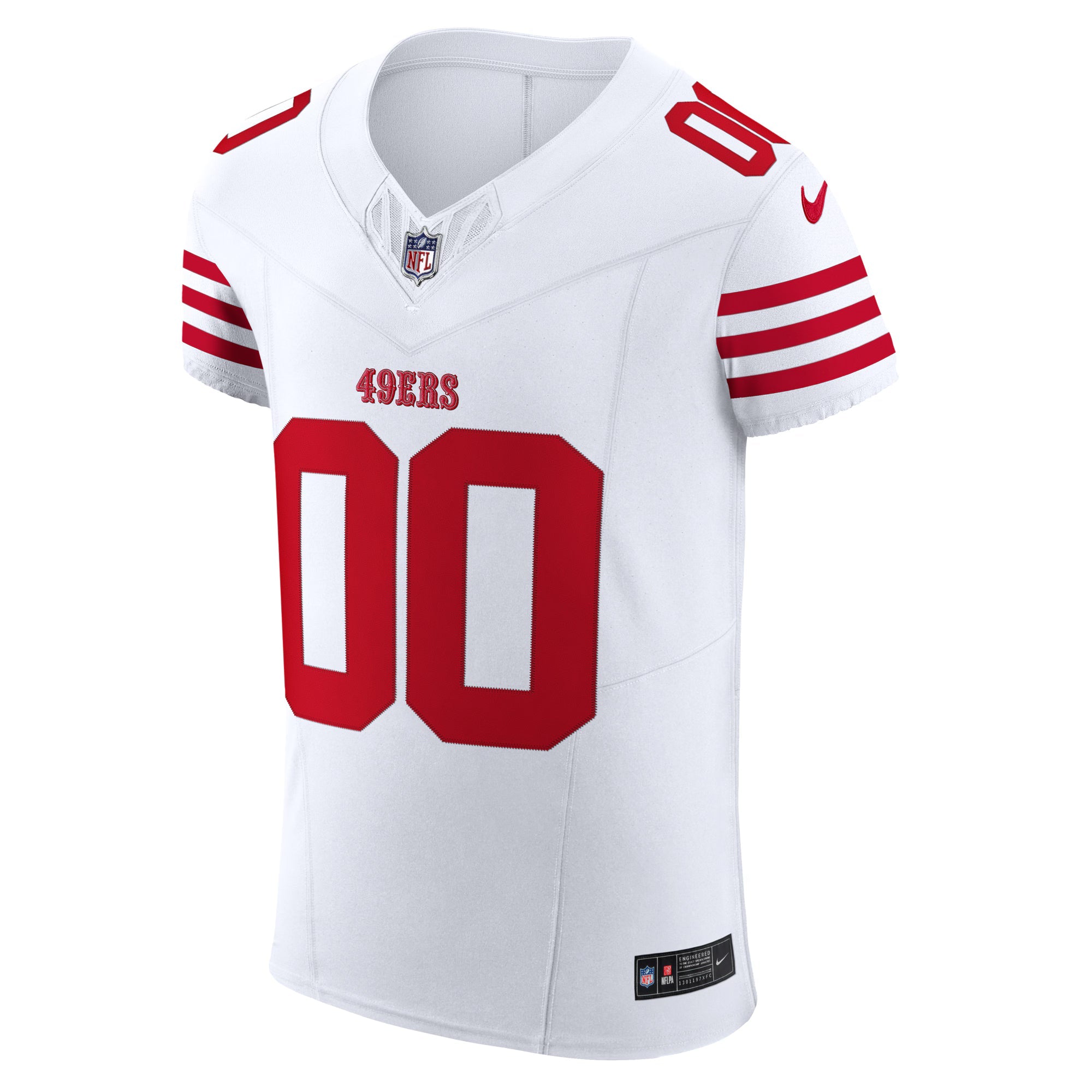 San Francisco 49ers White Vapor F.U.S.E. Elite Custom Jersey
