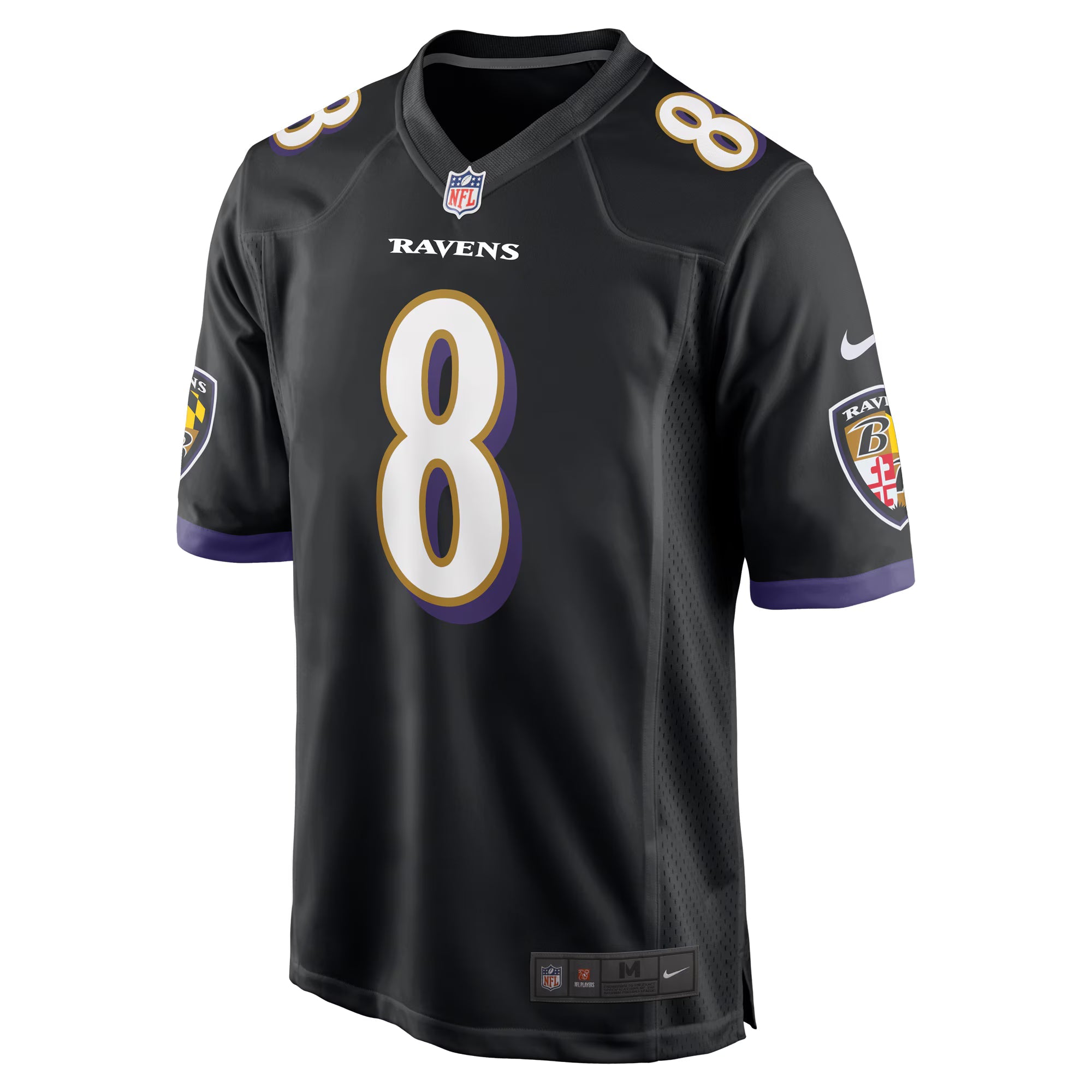 Baltimore Ravens Lamar Jackson Black Alternate Game Jersey