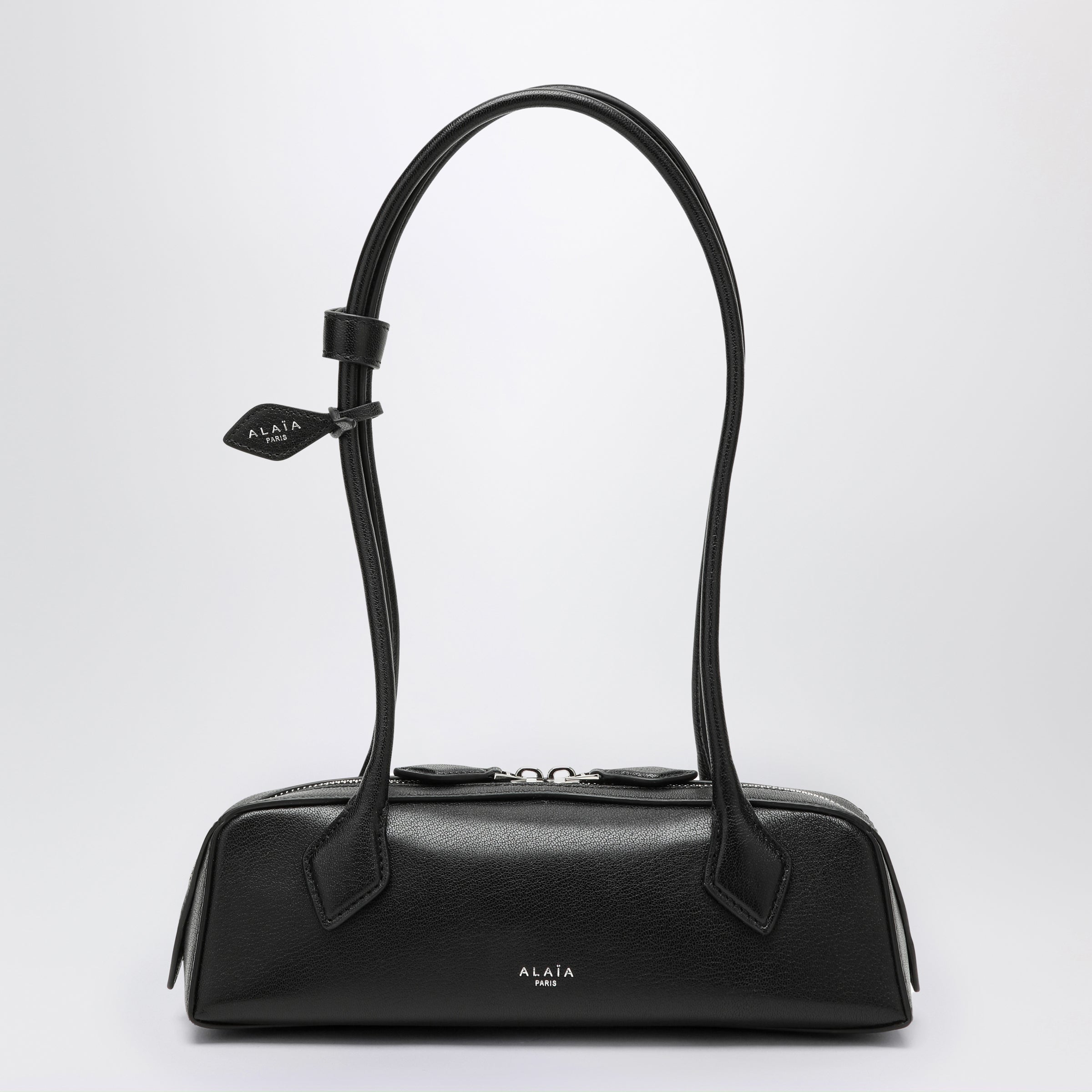 Alaia Small Teckel Black Leather Bag Women