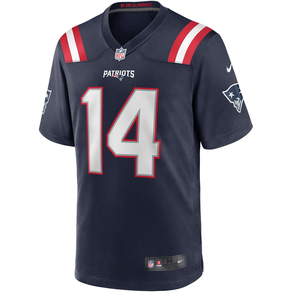 New England Patriots Steve Grogan Navy Game Retired Player Jersey