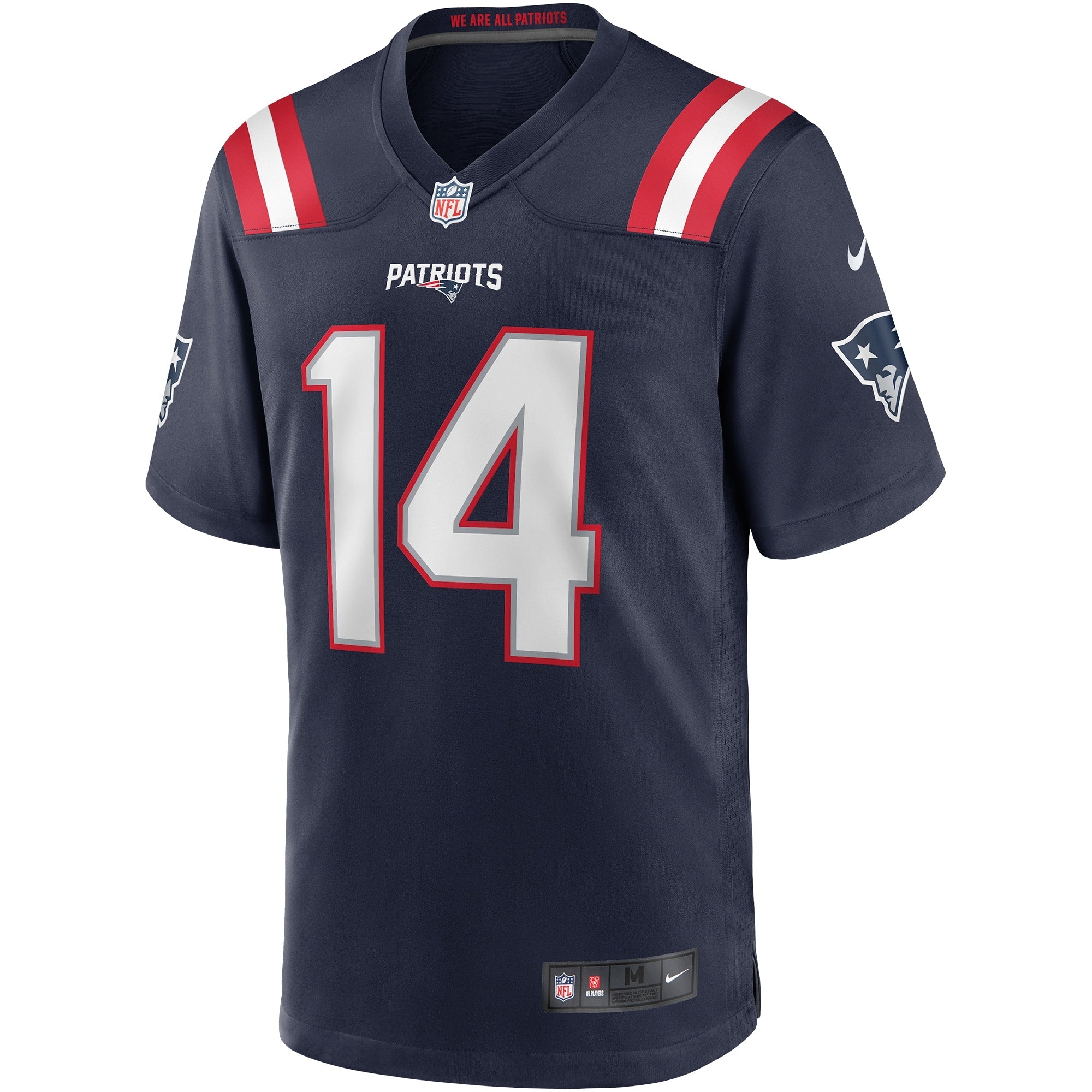 New England Patriots Steve Grogan Navy Game Retired Player Jersey
