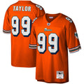Miami Dolphins Jason Taylor Mitchell & Ness Orange Big & Tall 2004 Retired Player Replica Jersey
