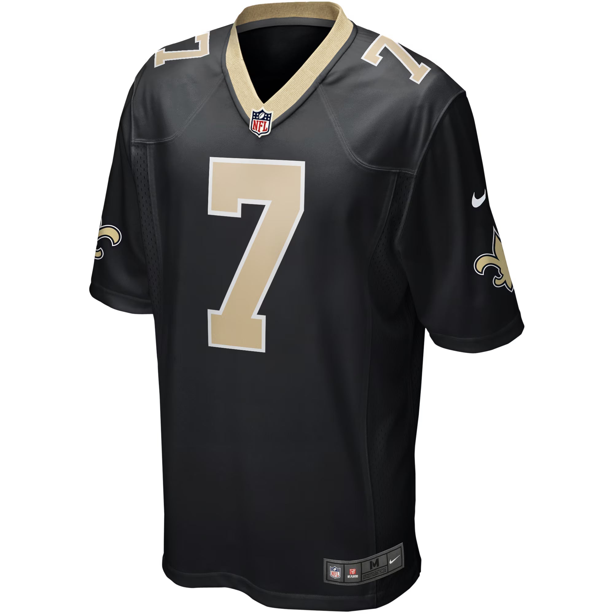New Orleans Saints Morten Andersen Black Game Retired Player Jersey