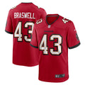 Tampa Bay Buccaneers Chris Braswell Red Game Jersey