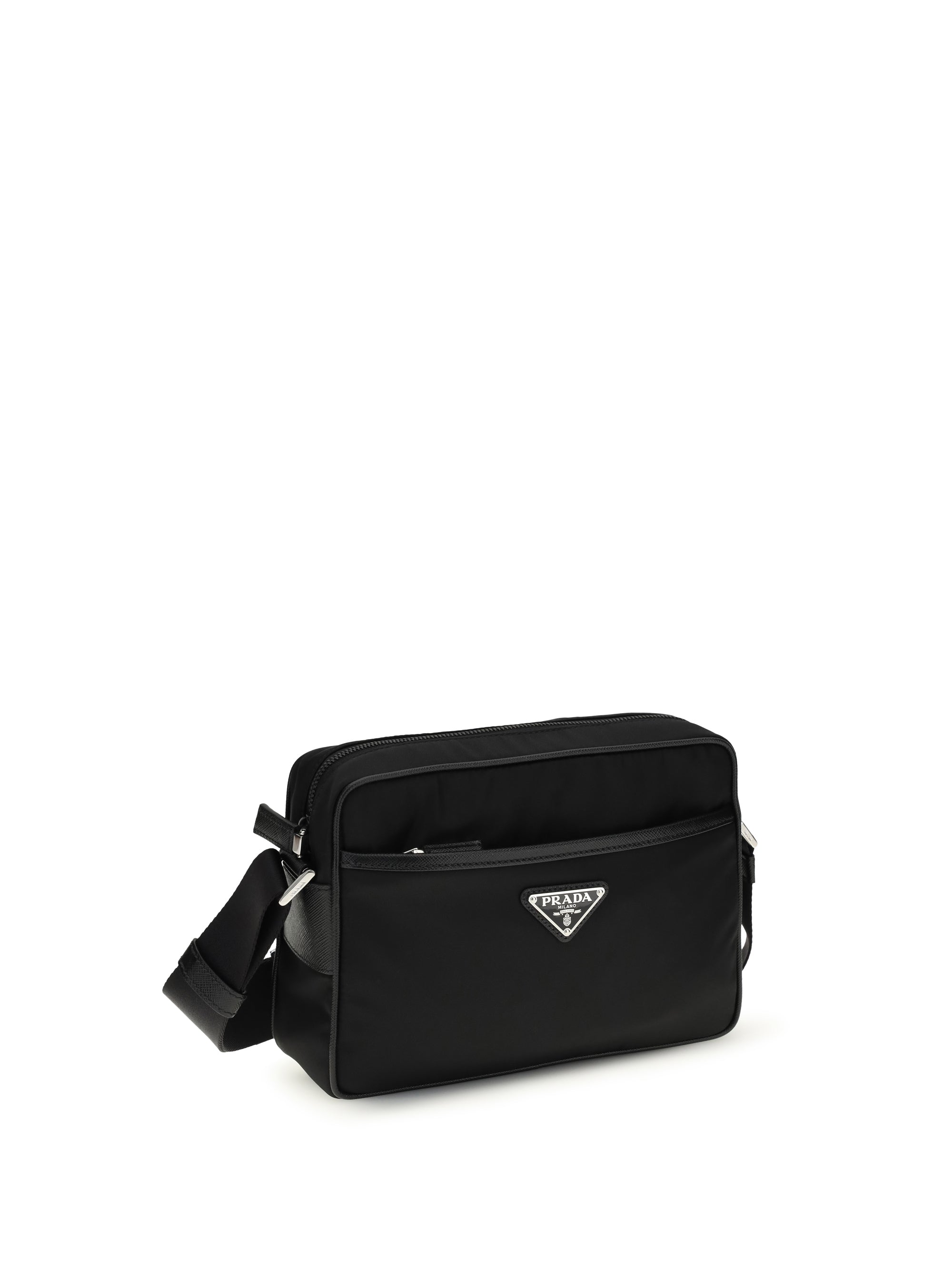 Prada Men Re-Nylon And Saffiano Shoulder Bag