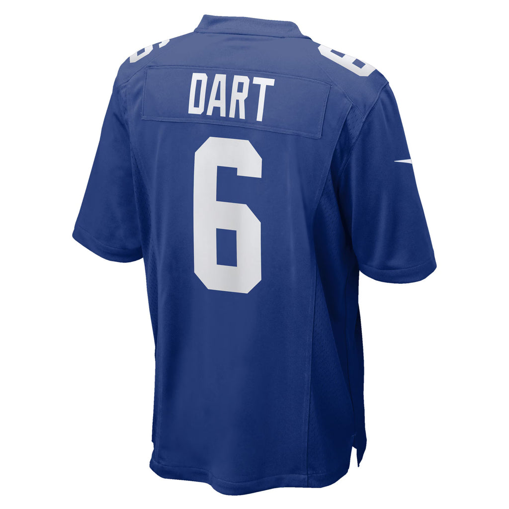 New York Giants Jaxson Dart Royal 2025 NFL Draft First Round Pick Game Jersey