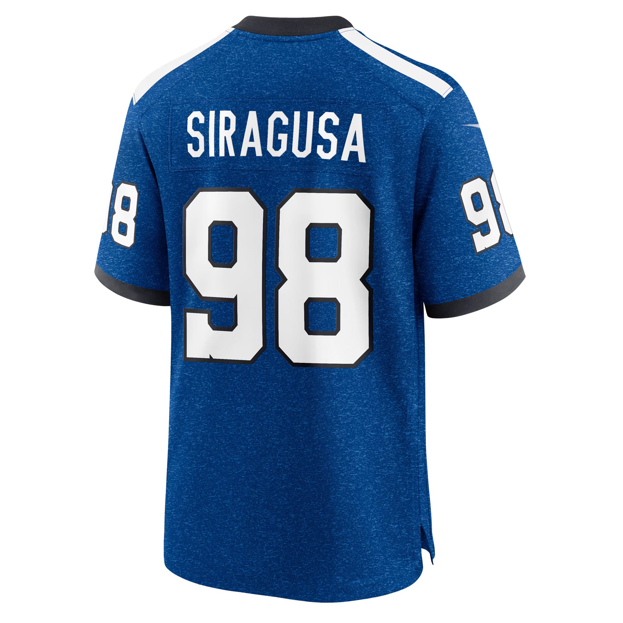 Indianapolis Colts Tony Siragusa Blue Retired Player Alternate Game Jersey