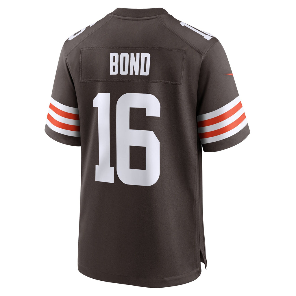 Cleveland Browns Isaiah Bond Brown Team Game Jersey