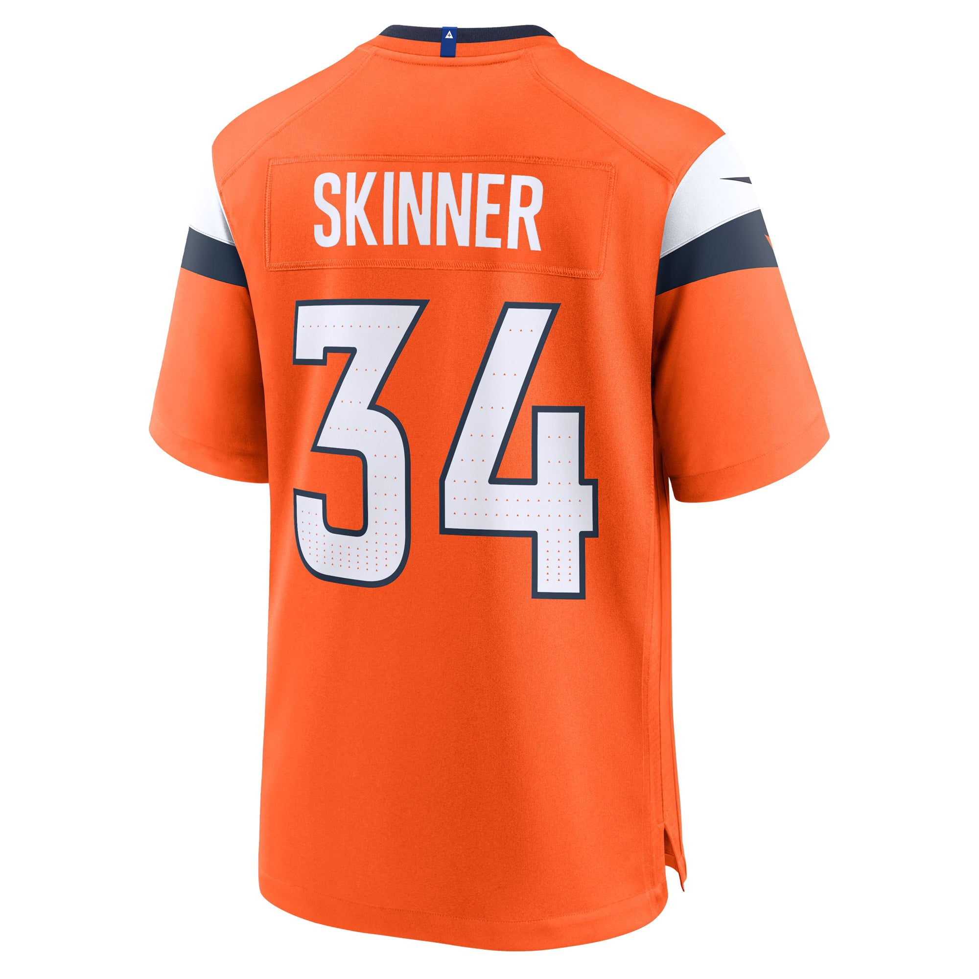 Denver Broncos JL Skinner Orange Team Game Jersey