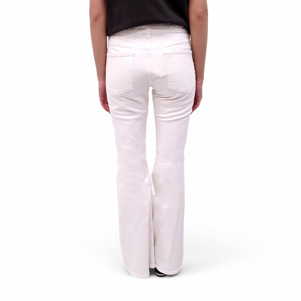 ACNE STUDIOS WHITE BOOTCUT JEANS - SIZE 36