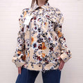 ACT Nº21 FLORAL OVERSIZED SHIRT JACKET - SIZE 40