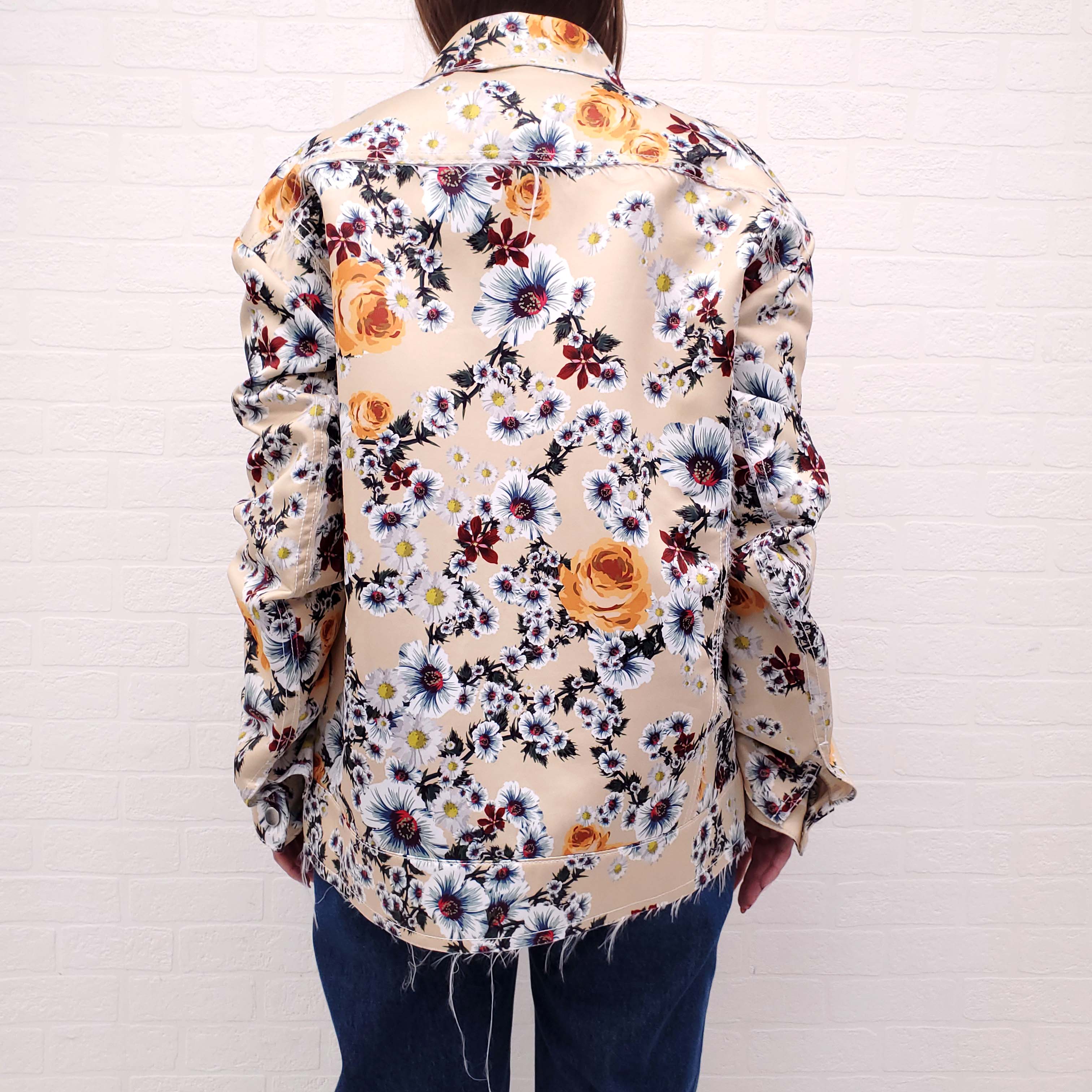 ACT Nº21 FLORAL OVERSIZED SHIRT JACKET - SIZE 40