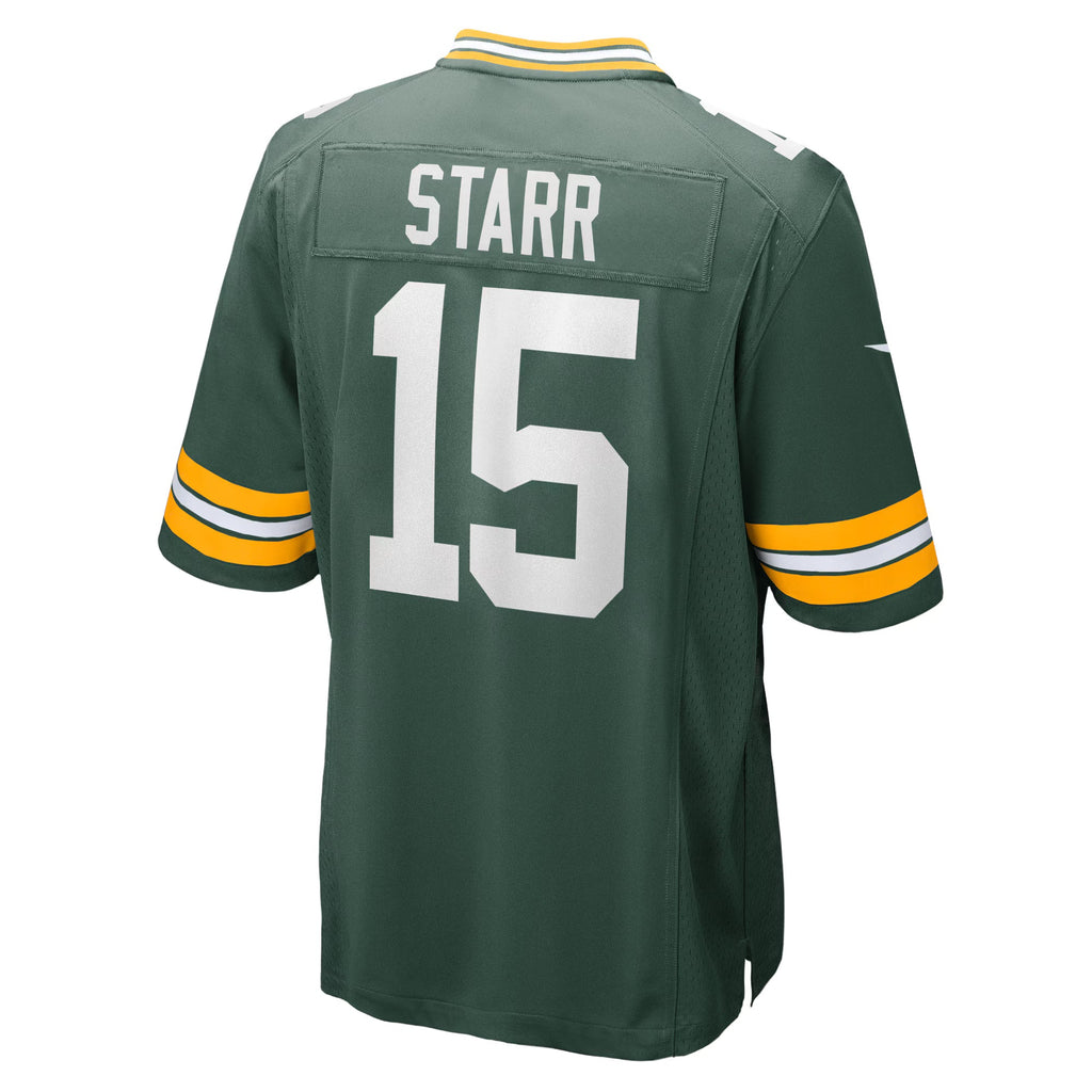 Green Bay Packers Bart Starr Green Retired Player Game Jersey