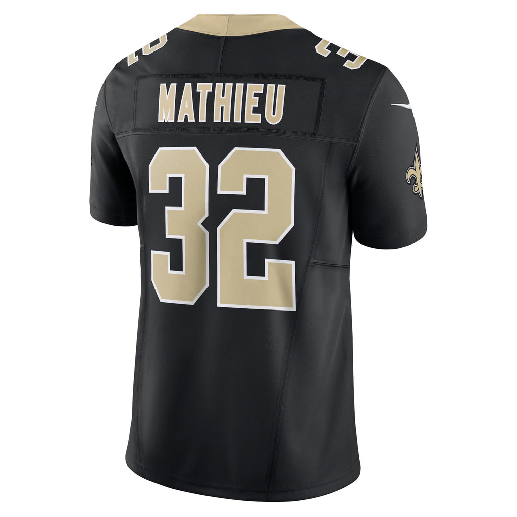 New Orleans Saints Tyrann Mathieu Black Vapor F.U.S.E. Limited Jersey