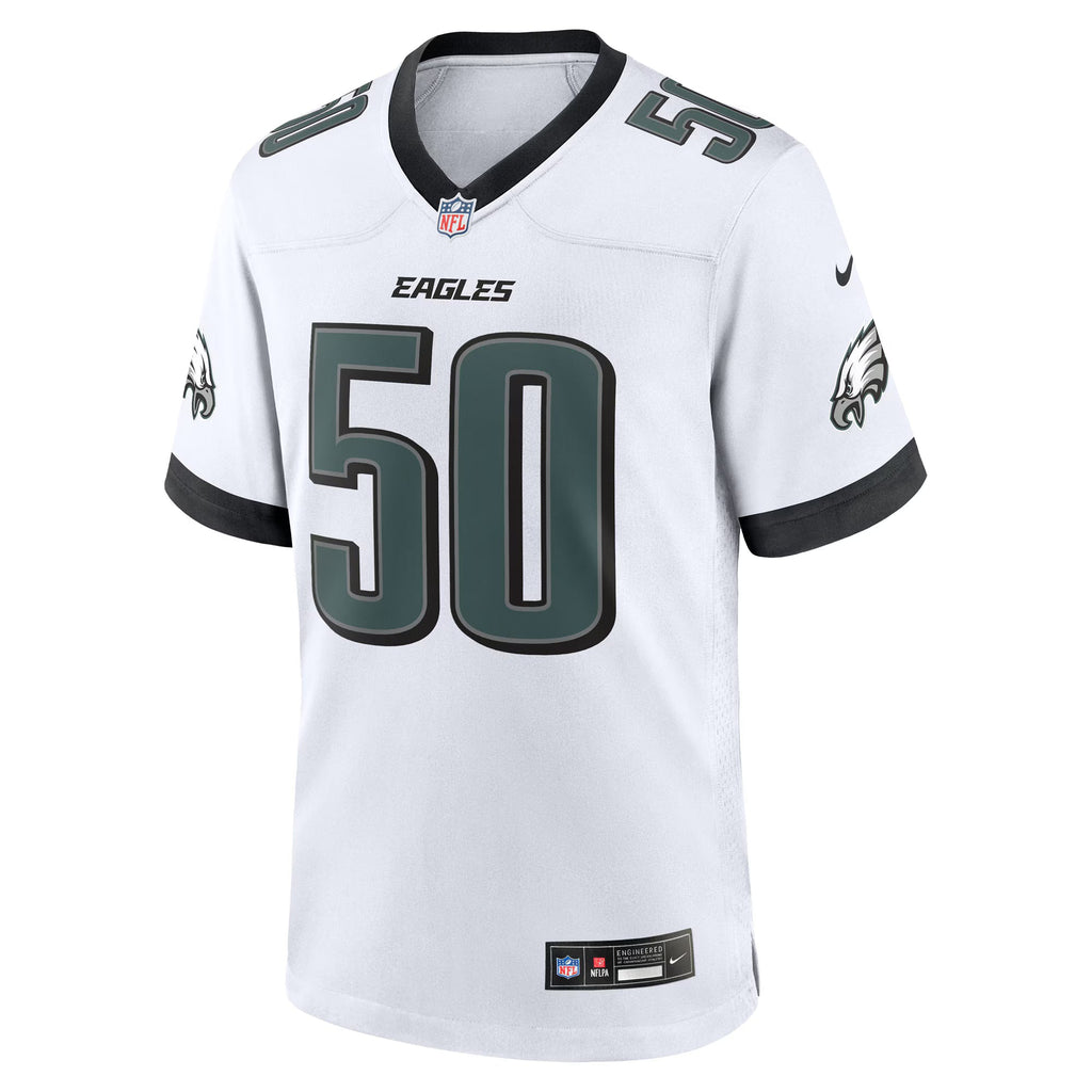 Philadelphia Eagles Jaelan Phillips White Game Jersey