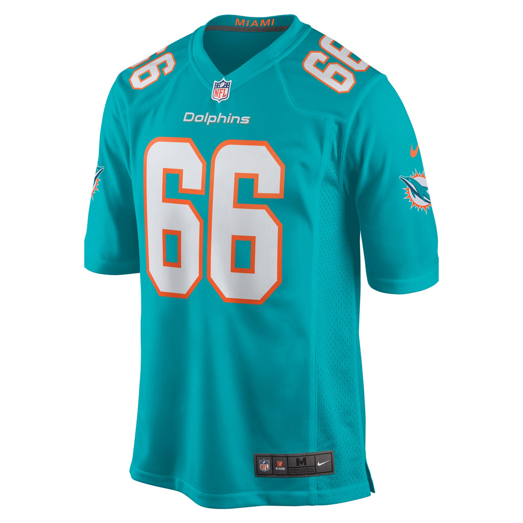 Miami Dolphins Lester Cotton Sr. Aqua Home Game Player Jersey