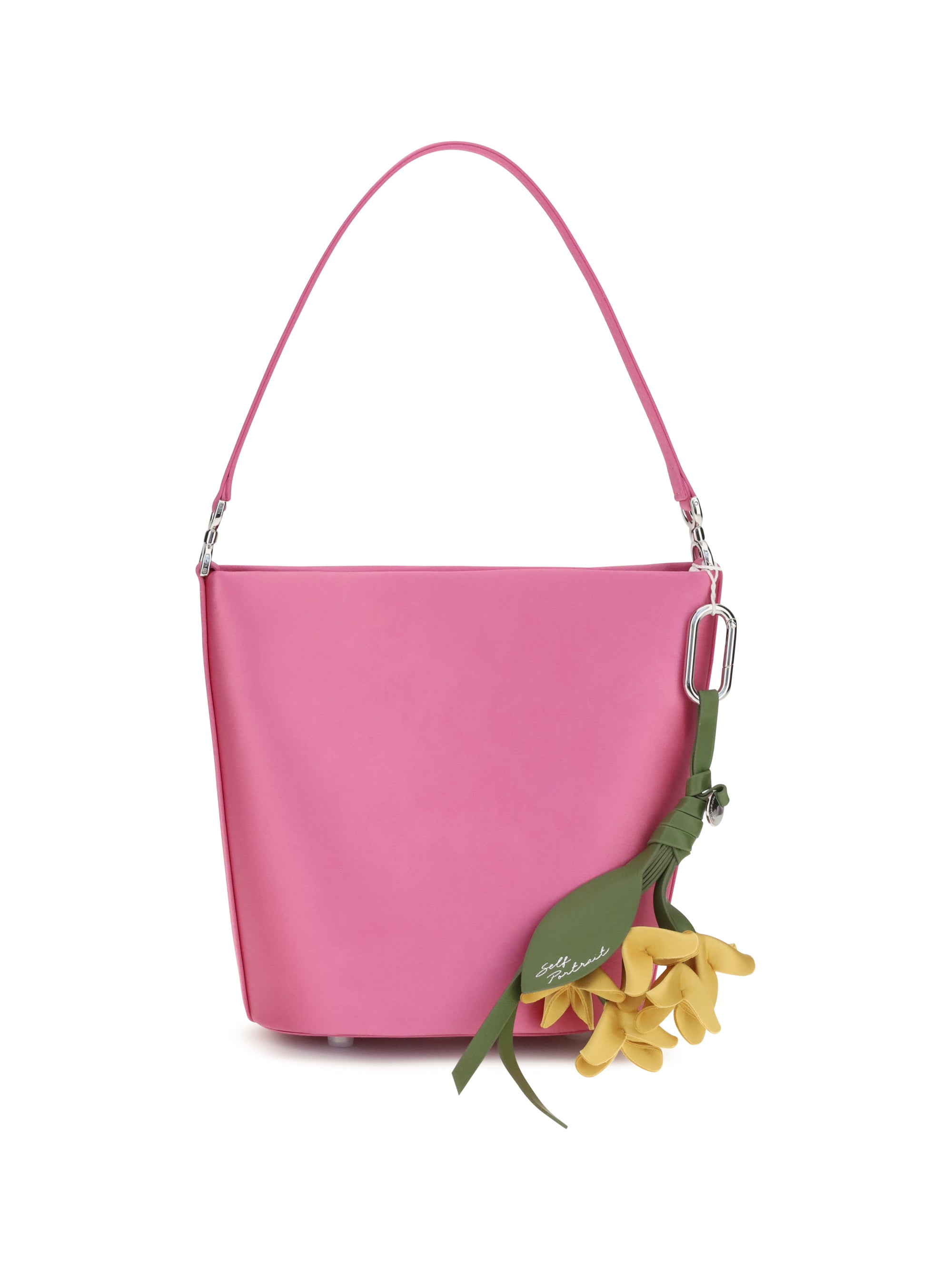 Self-Portrait Women Satin Bucket Bag