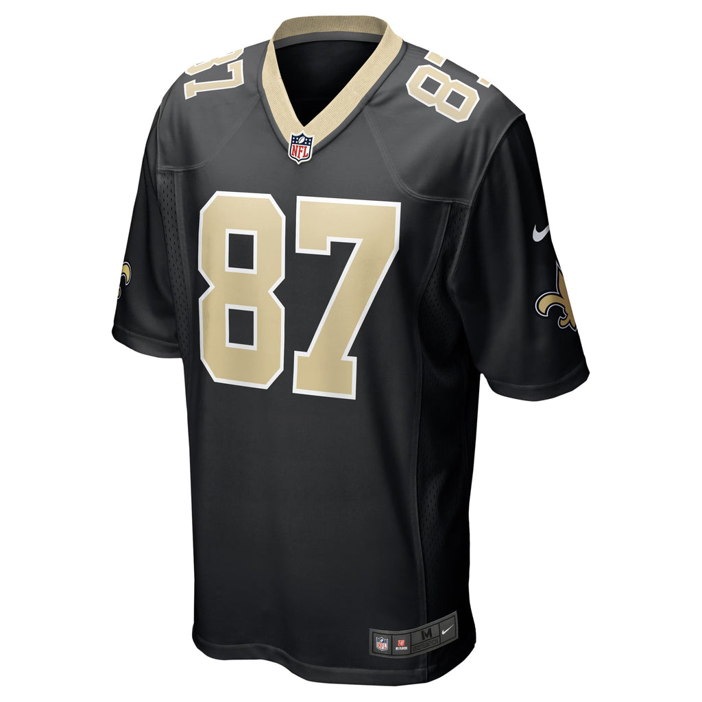 New Orleans Saints Foster Moreau Black Team Game Jersey