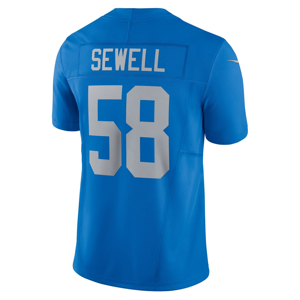Detroit Lions Penei Sewell Blue Vapor F.U.S.E. Alternate Limited Jersey