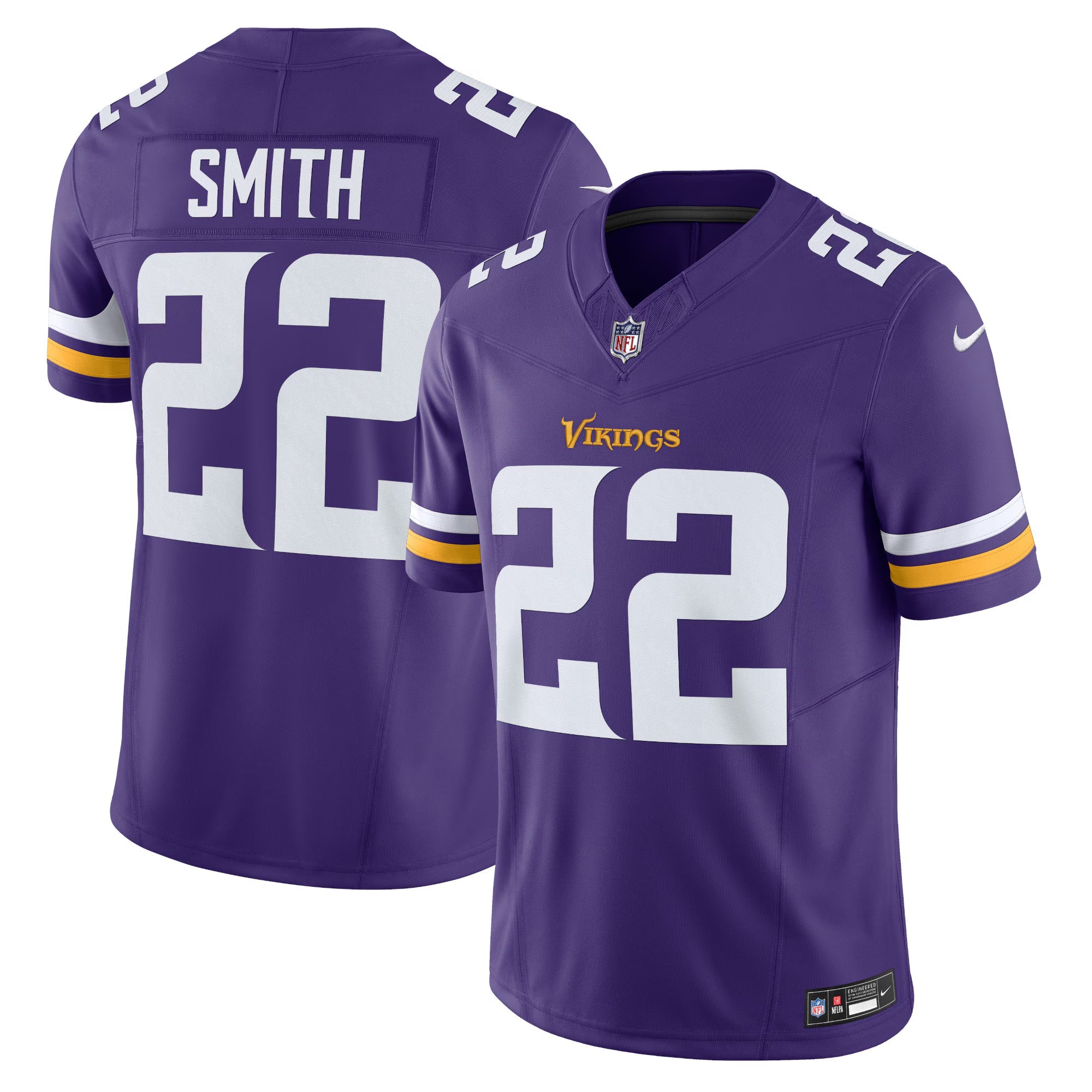 Minnesota Vikings Harrison Smith Purple Vapor F.U.S.E. Limited Jersey