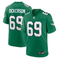 Philadelphia Eagles Landon Dickerson Kelly Green Alternate Game Jersey