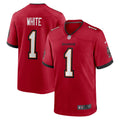 Tampa Bay Buccaneers Rachaad White Red Game Player Jersey