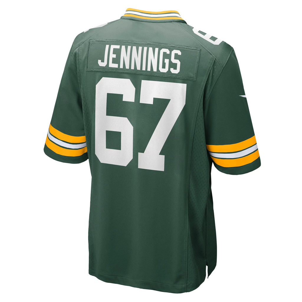 Green Bay Packers Donovan Jennings Green Team Game Jersey