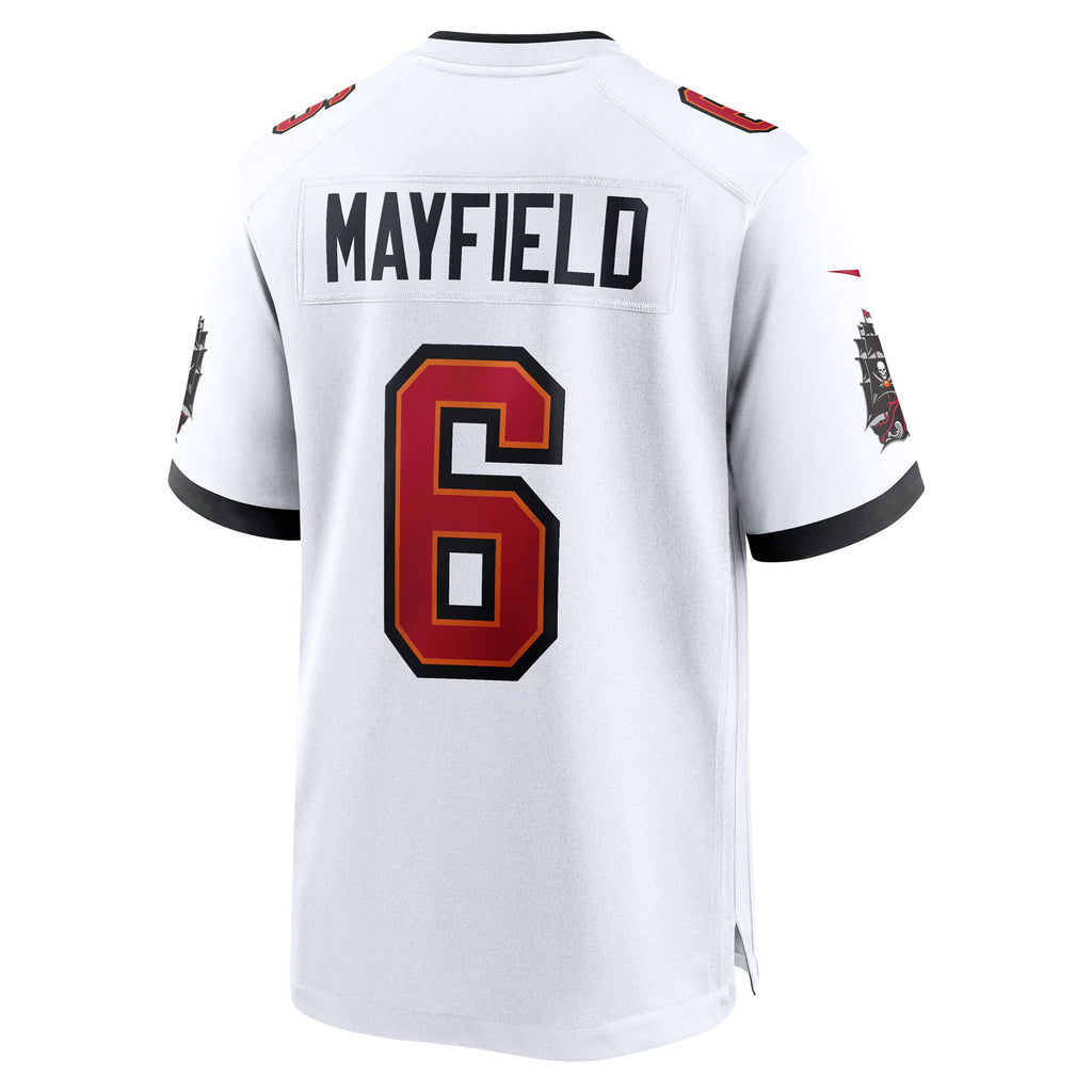 Tampa Bay Buccaneers Baker Mayfield White 50th Season White Game Jersey