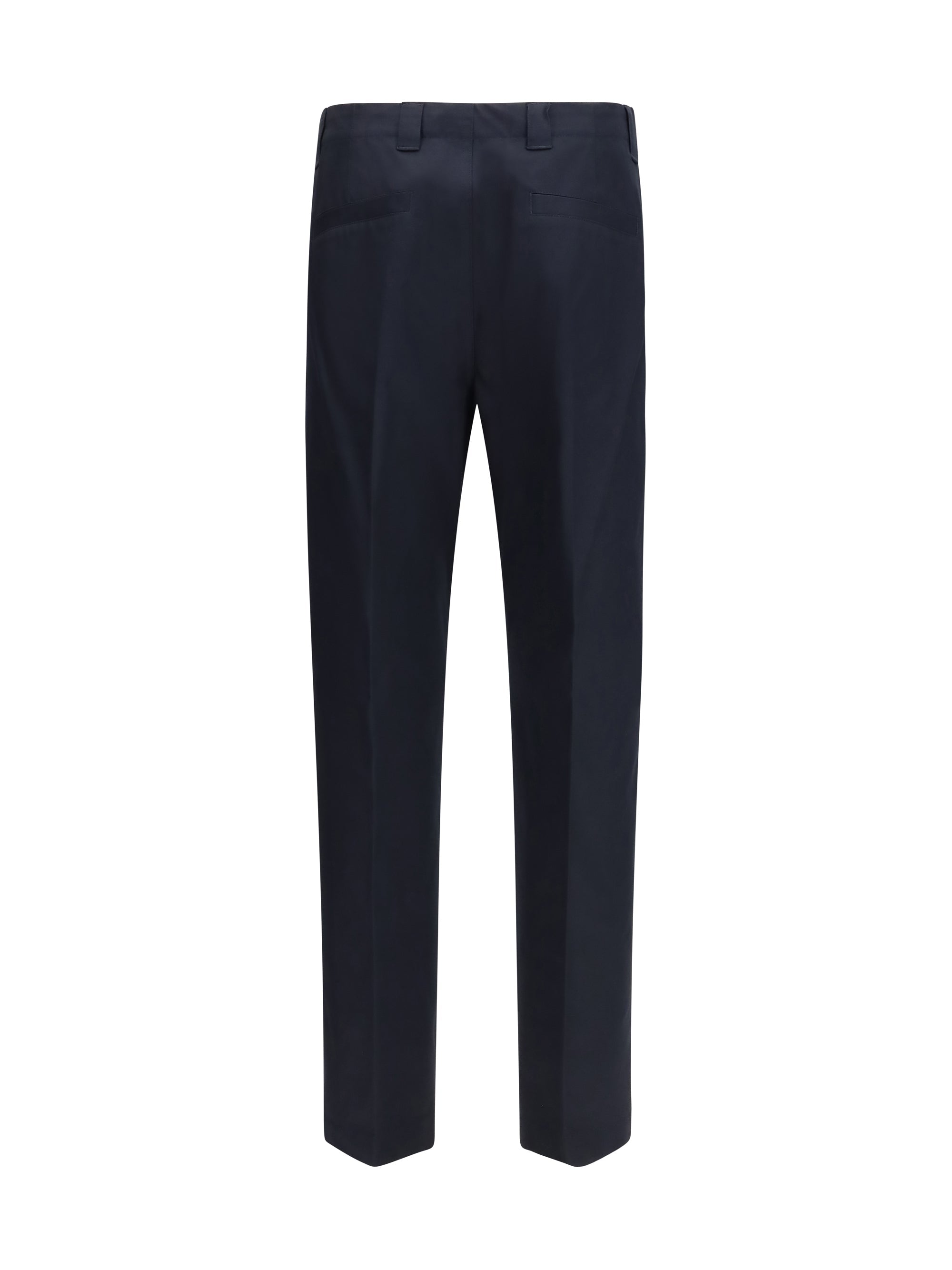Gucci Men Compact Cotton Twill Pants
