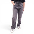 AGOLDE BLACK ACID WASH '90’S PINCH WAIST' JEANS - SIZE 32
