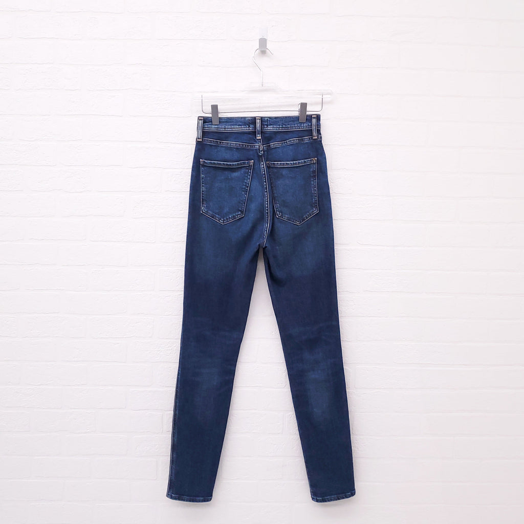 AGOLDE BLUE SKINNY JEANS - SIZE 24