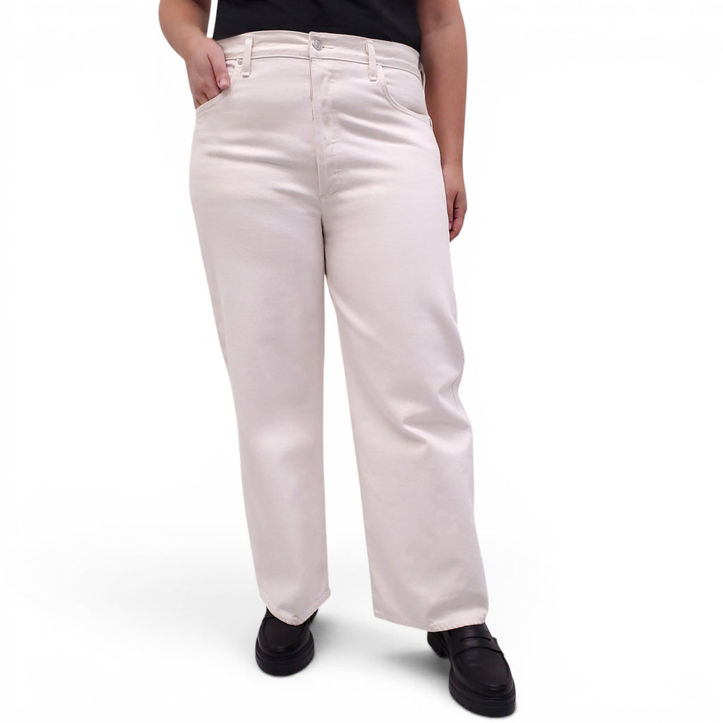 AGOLDE CREAM ‘REN’ JEANS - SIZE 31
