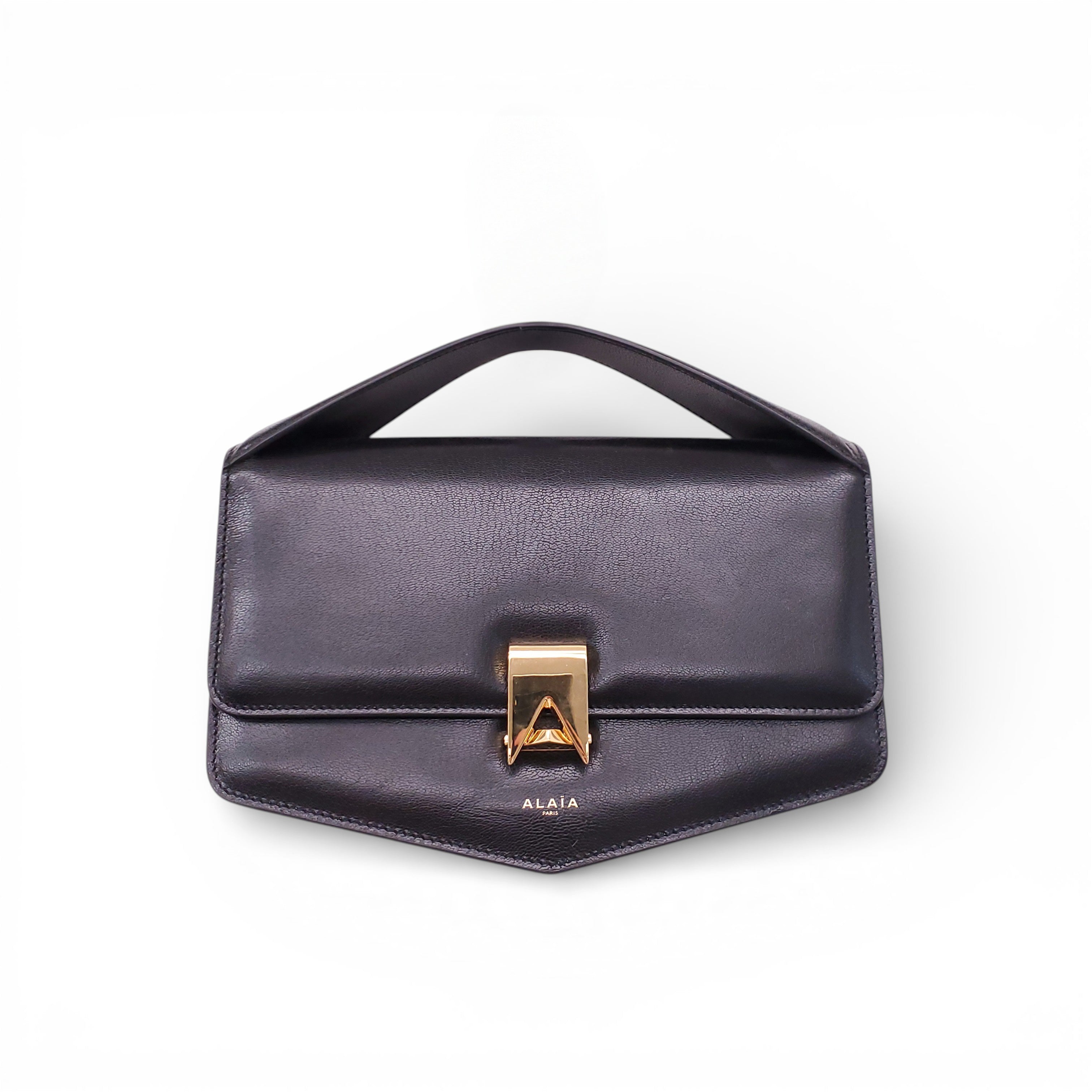 ALAÏA 'LE PAPA' LEATHER CROSSBODY BAG