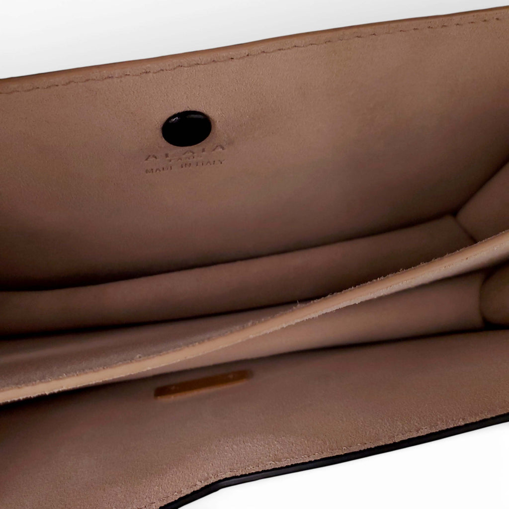 ALAÏA 'LE PAPA' LEATHER CROSSBODY BAG