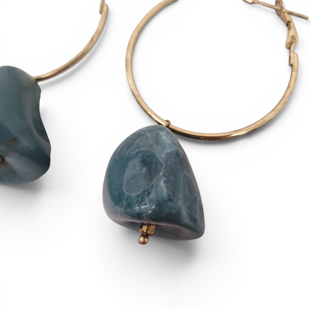 ALESSIA SANTI GLASS EARRINGS