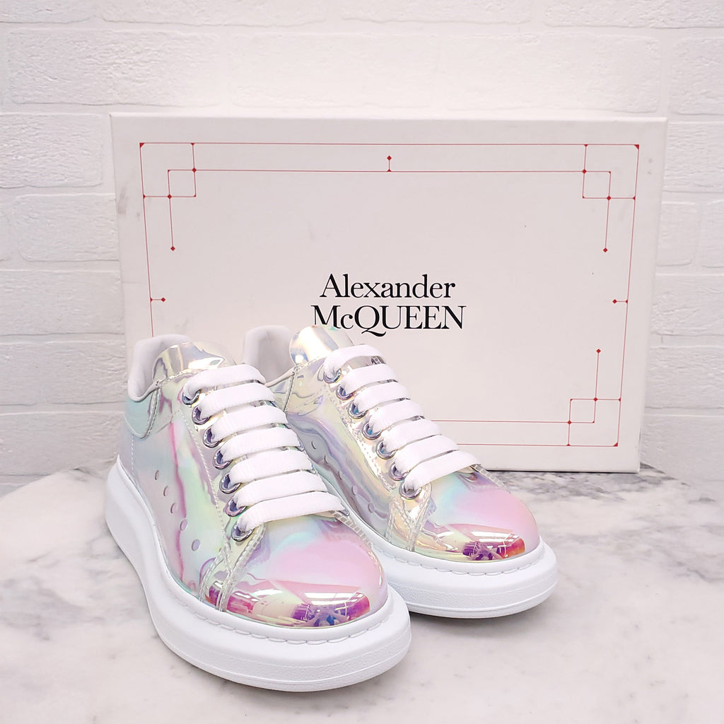 ALEXANDER MCQUEEN LUCITE SNEAKERS - SIZE 36.5