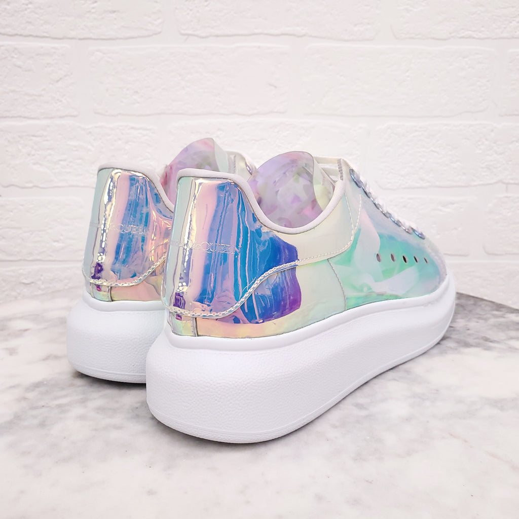 ALEXANDER MCQUEEN LUCITE SNEAKERS - SIZE 36.5