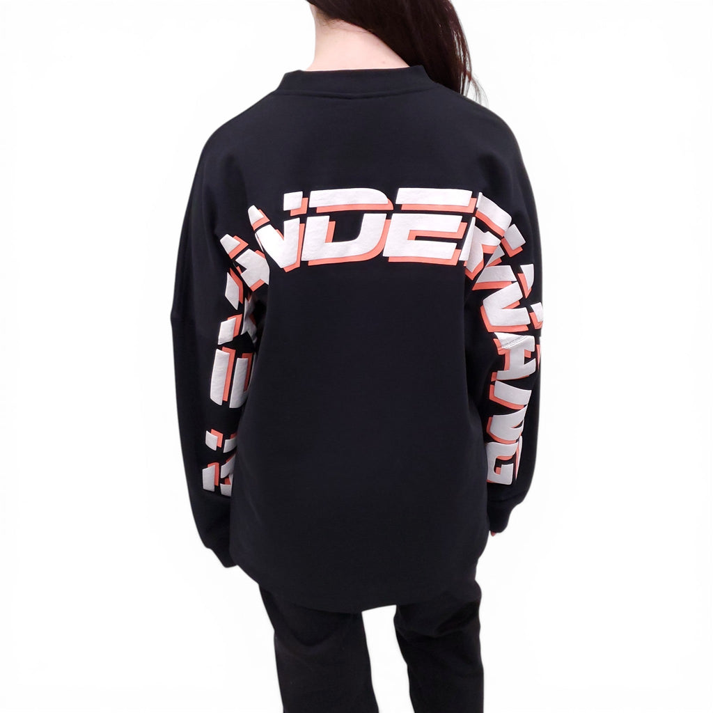 ALEXANDERWANG.T BLACK LOGO SWEATSHIRT - SIZE M