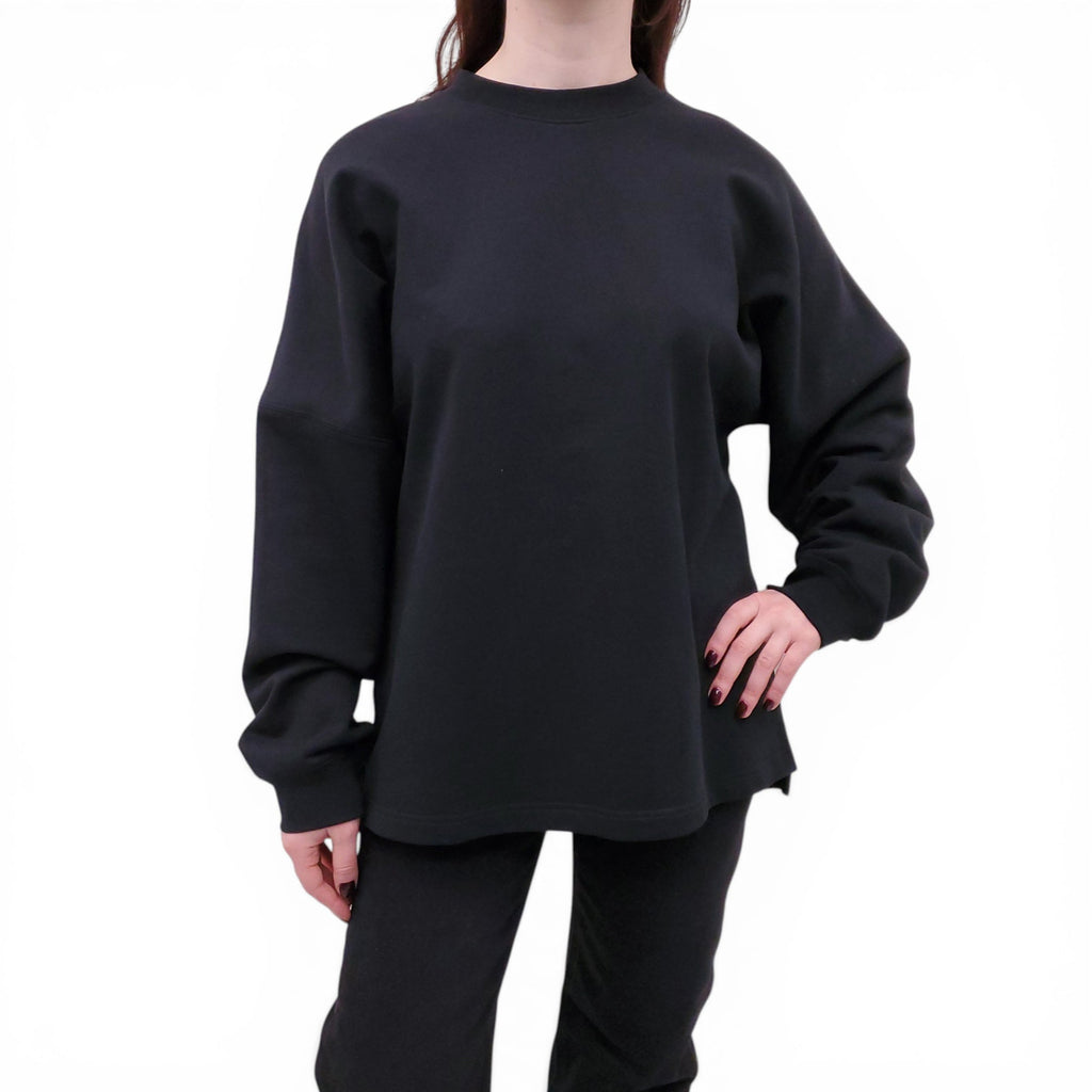 ALEXANDERWANG.T BLACK LOGO SWEATSHIRT - SIZE M