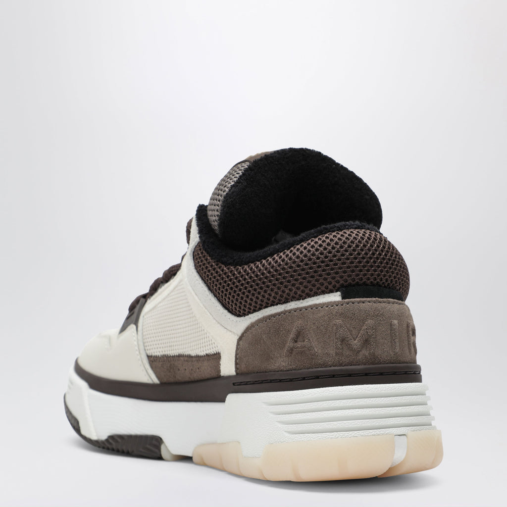 Amiri Ma-1 Leather Sneakers In Brown Men