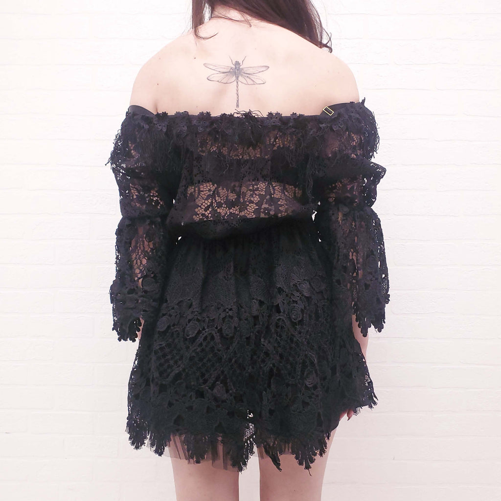 AMTICO SANTORIA BY GIACOMO CINQUE LACE COVER UP - SIZE O/S