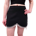 AREA BLACK CRYSTAL SKIRT - SIZE 6
