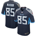 Tennessee Titans Derrick Mason Navy Game Retired Player Jersey