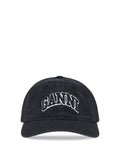 Ganni Women Logo Baseball Cap
