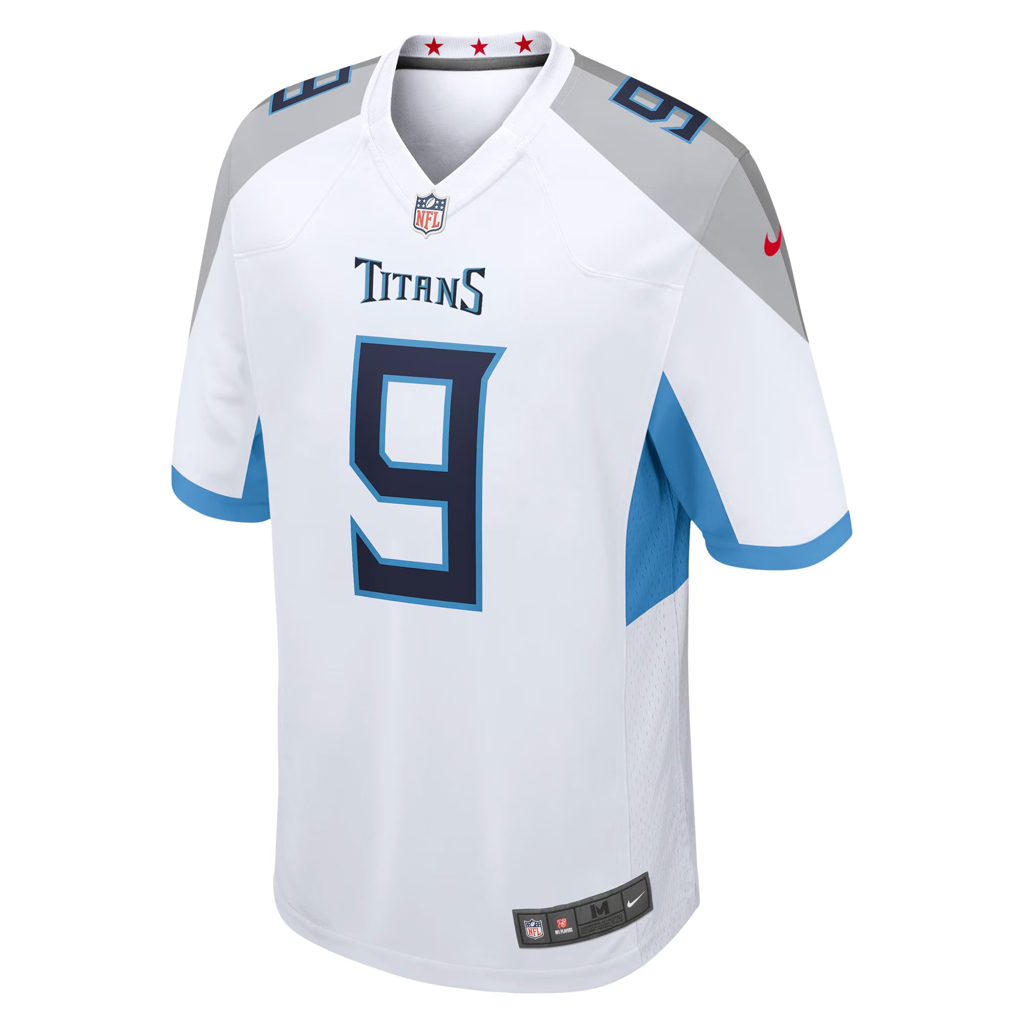 Tennessee Titans Steve McNair White Retired Player Game Jersey