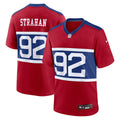 New York Giants Michael Strahan Century Red Alternate Retired Player Game Jersey