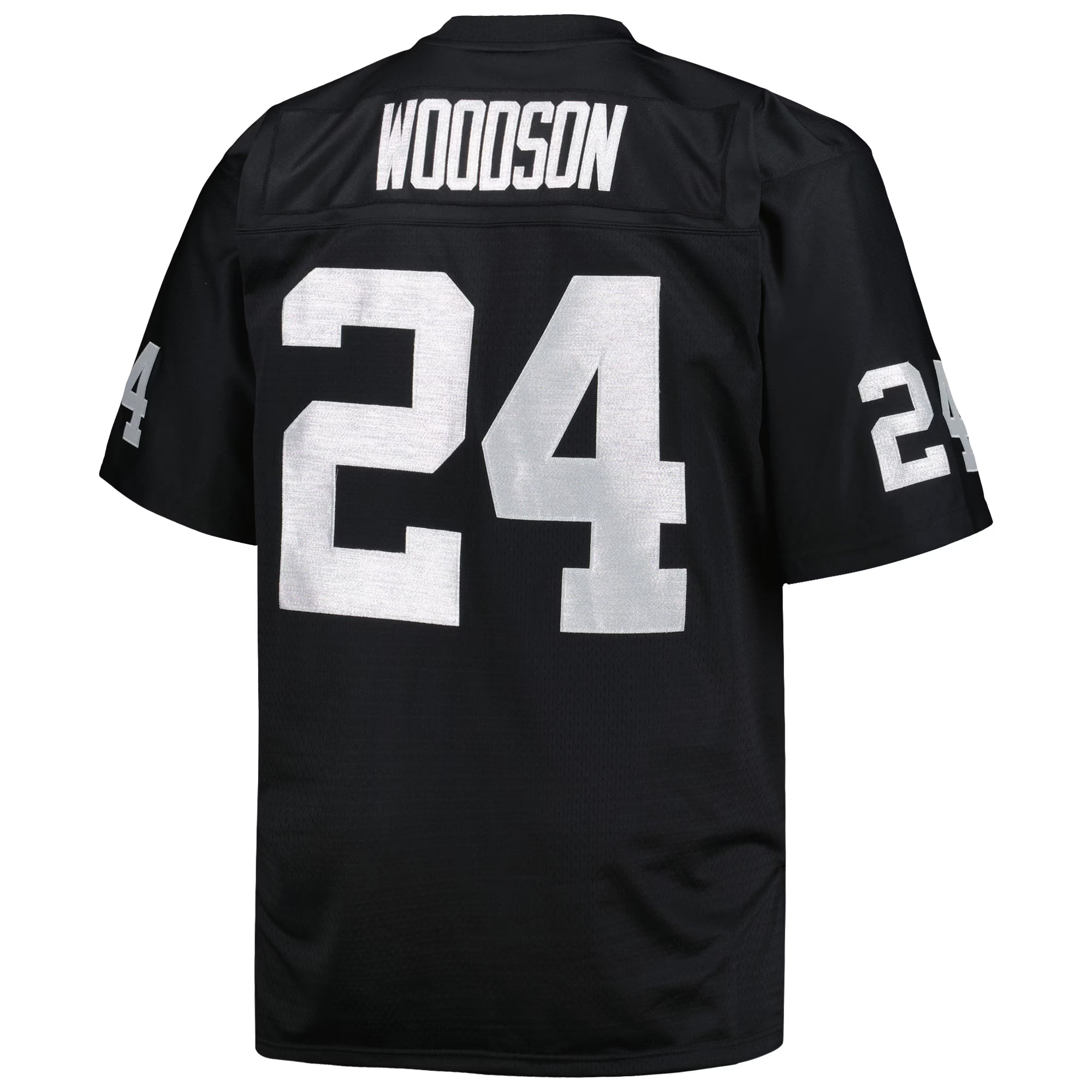 Las Vegas Raiders Charles Woodson Mitchell & Ness Black Big & Tall 1998 Retired Player Replica Jersey