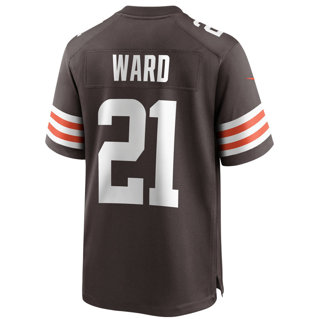 Cleveland Browns Denzel Ward Brown Player Game Jersey